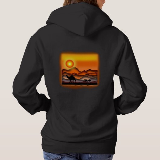 ラクダ8 パーカ (裏面)