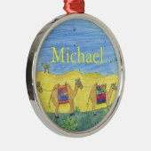 ラクダ・キリスト・マス装飾 メタルオーナメント (右)