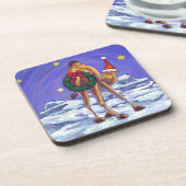 ラクダ・クリスマス コースター (左側)