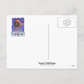 ラクダ・クリスマス シーズンポストカード (裏面)