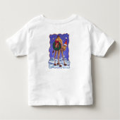 ラクダ・クリスマス トドラーTシャツ (裏面)