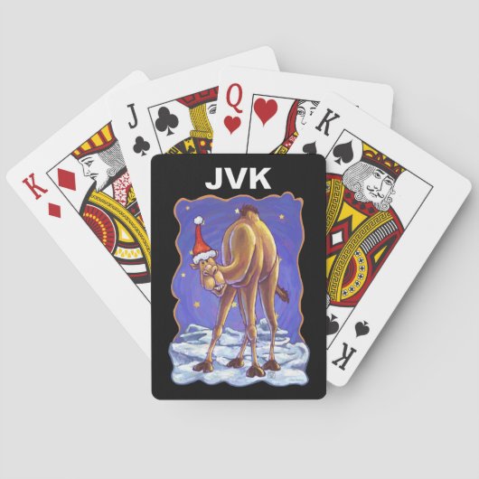 ラクダ・クリスマス トランプ (裏面)