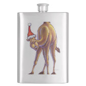 ラクダ・クリスマス フラスク (正面)