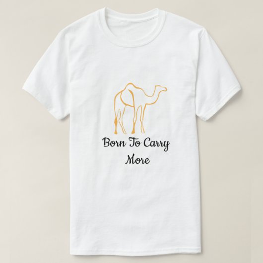 ラクダ グラフィック Tシャツ (デザイン正面)