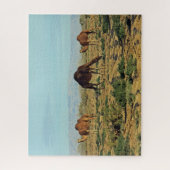 ラクダ、チュニジア520-pc ジグソーパズル (縦)