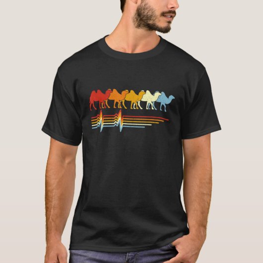ラクダ・ハートビー動物 Tシャツ (正面)