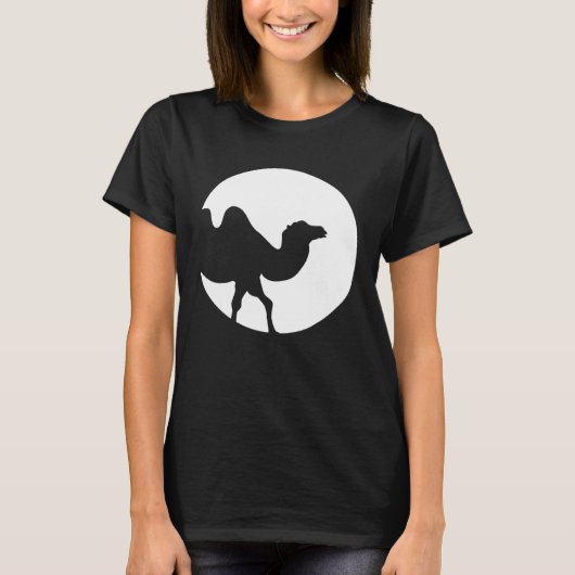 ラクダ・ムーン Tシャツ (正面)