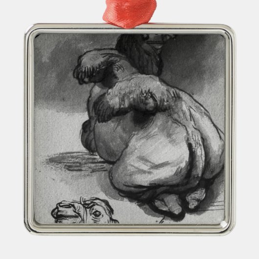 ラクダ メタルオーナメント (正面)