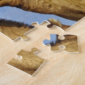 ラクダ，ラクダ市場，カイロ，エジプト ジグソーパズル (側面)