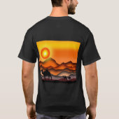 ラクダTシャツ Tシャツ (裏面)