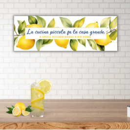 ラクチナピッコラレモンキッチンプロバイタリアンブツ ポスター