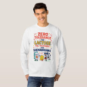 ラクトースのゼロ公差おもしろい Tシャツ (正面フル)
