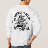 ラクトースのゼロ公差おもしろい Tシャツ (裏面)