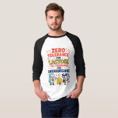 ラクトースのゼロ公差おもしろい Tシャツ (正面フル)