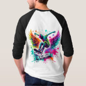 ラクトースのゼロ公差おもしろい Tシャツ (裏面)