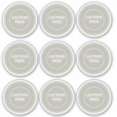 ラクトースフリー アレルギーセーフ カリナリー シール (正面)