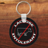 ラクトース不耐性鍵鎖 キーホルダー (正面)