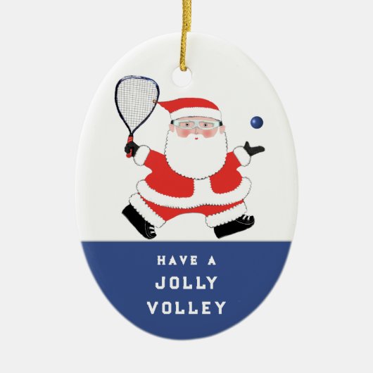 ラクパーソナライズされたエットボール2023クリスマス セラミックオーナメント (正面)