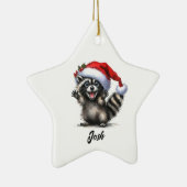 ラクパーソナライズされたーンかわいいオーナメント セラミックオーナメント (右)