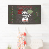 ラクパーソナライズされたーン動物テーマ誕生会 横断幕 (インサイチュ)