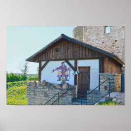 ラクベリーキャッスルトイレ建物エストニア ポスター