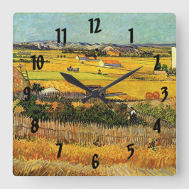 ラクラウで収穫、モンマジュールで… スクエア壁時計
