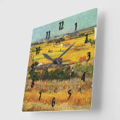 ラクラウで収穫、モンマジュールで… スクエア壁時計 (傾斜)