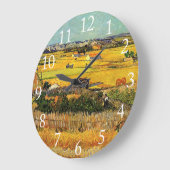 ラクラウで収穫、モンマジュールで… ラージ壁時計 (傾斜)