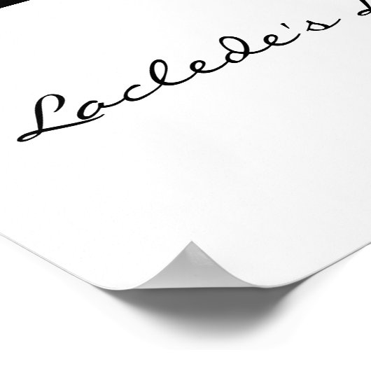 ラクレデの着陸 ポスター (角)