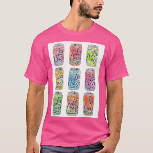 ラクロイ缶 レトロ Tシャツ (正面)