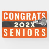 ラクロスおめでとうチームオレンジバナー 横断幕 (横)