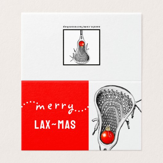 ラクロスおもしろいクリスマス (外部フラット)