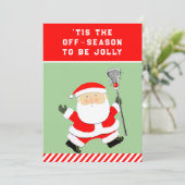 ラクロスおもしろいクリスマス シーズンカード (スタンド正面)