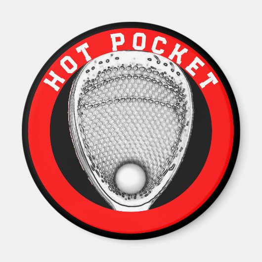 ラクロスおもしろいゴアリーギフト マグネット (正面)