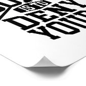 ラクロスおもしろいゴアリー – 私のゴールはあなたの否定2 ポスター (角)