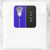 ラクロスおもしろい スクエアシール (バッグ)