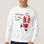 ラクロスが2回確認 スウェットシャツ (正面)