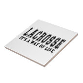 ラクロスそれは生き方です タイル (側面)