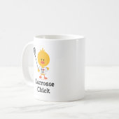 ラクロスのひよこのマグ コーヒーマグカップ (正面左)