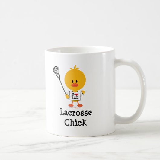 ラクロスのひよこのマグ コーヒーマグカップ (右)