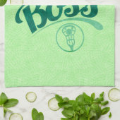 ラクロスのようなボス キッチンタオル (折り畳み)