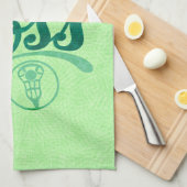 ラクロスのようなボス キッチンタオル (四つ折り)