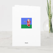 ラクロスのクリスマスを楽しく シーズンカード (裏面)