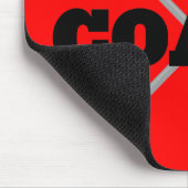 ラクロスのコーチのギフトのアイディア マウスパッド (コーナー)