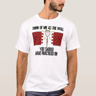 ラクロスのゴールキーパーの壁 Tシャツ