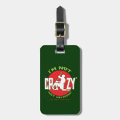 ラクロスのゴールキーパーの荷物のラベル ラゲッジタグ (正面縦)