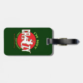 ラクロスのゴールキーパーの荷物のラベル ラゲッジタグ (裏面横)