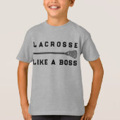 ラクロスのスローガン Tシャツ (正面)