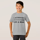 ラクロスのスローガン Tシャツ (正面フル)