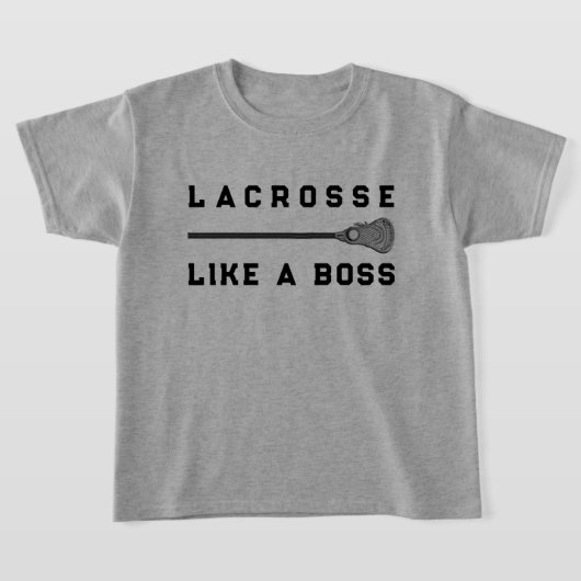 ラクロスのスローガン Tシャツ (レイダウン)